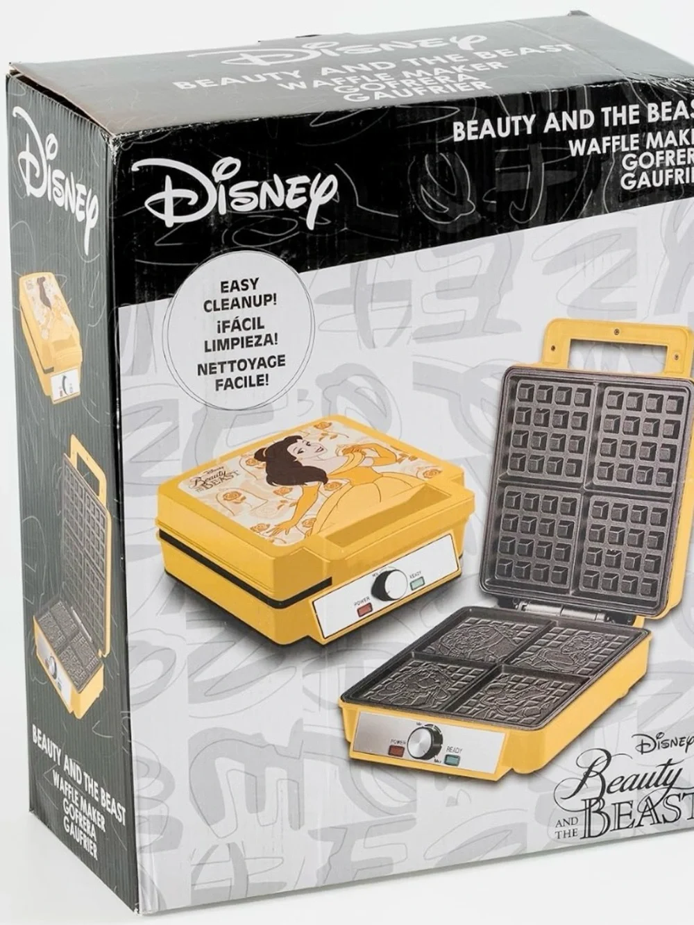Disney Belle Character Waffle Maker in Yellow and Orange